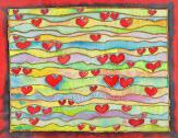 Klee silk painting by Maureen Mace