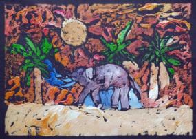 mono printing cambridge art class